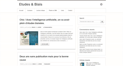 Desktop Screenshot of etudes-et-biais.com